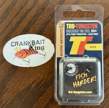 Tru Tungsten 1/32 oz. Worm Weight Tru-Tungsten ounce Black Color Bullet Weight