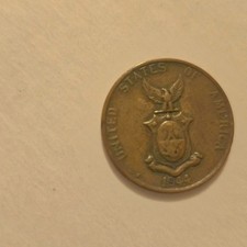 1944~ United States~ One Centavo~ Filipinas