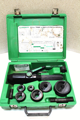 GREENLEE 7906/7806 SB Quick Draw  Hydraulic Knockout Set  (100% TESTED)