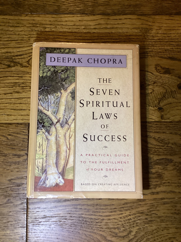 The Seven Spiritual Laws of Success Deepak Chopra signed