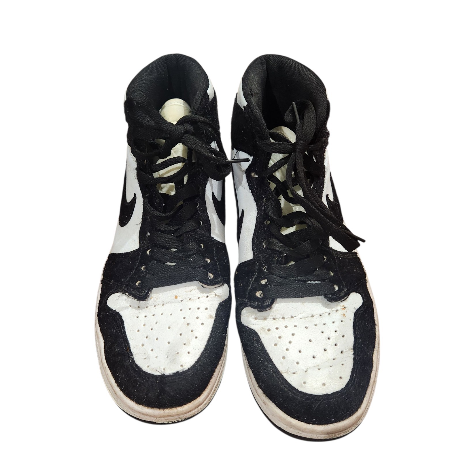 Nike Jordan 1 Retro High OG Twist Pony 2019 PANDA nero bianco donna taglia 7