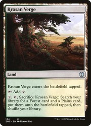 Krosan Verge - Commander: Zendikar Rising #134