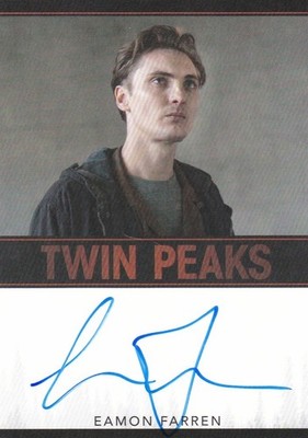 2025 Rittenhouse Twin Peaks Log Lady Eamon Farren As RICHARD HORNE AUTOGRAPH
