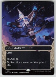 High Market (Borderless) #18 - Edge of Eternities: Stellar Sights MTG Rare