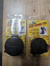 Butler Creek Flip-Open Rifle Scope Covers, Black Waterproof, 30 OBJ/20 EYE