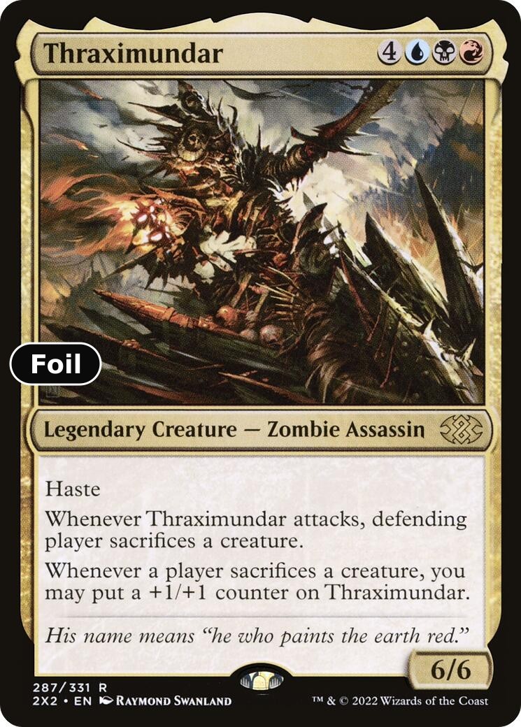 Thraximundar Foil Double Masters 2022 287 NM