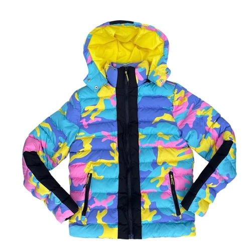 Roku Studio Japan Puffer Bubble jacket Unisex oversized Men’s S Camo Streetwear - product listing photo