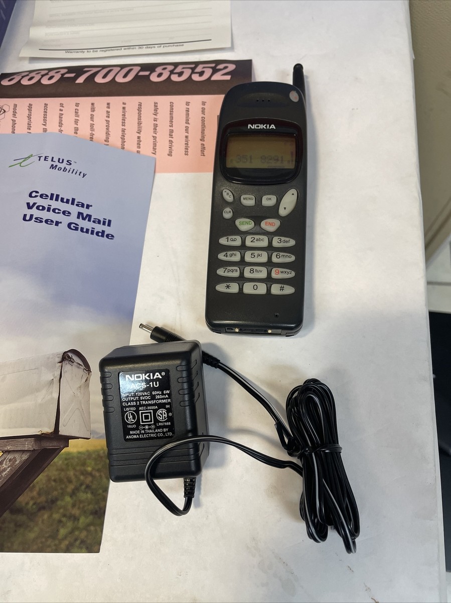 Grade A+) Vintage Nokia Audiovox CDM-9000 Tri-Mode Cell Phone