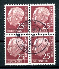 Bund 186 sauber gestempelter Viererblock ................................2/13822
