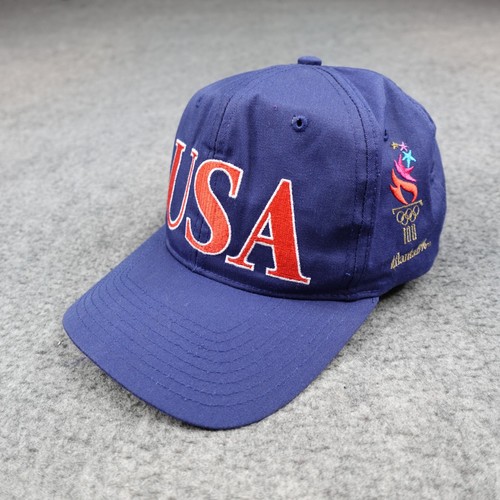 Vintage USA Hat Cap Snapback Atlanta Olympics 1996 Games Starter Dream Team 90s - Picture 2 of 11