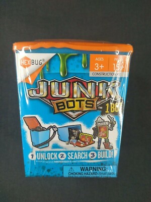 HEXBUG JUNKBOTS - Trash Bin Assortment Kit - Surprise Toys in Every Box Sealed