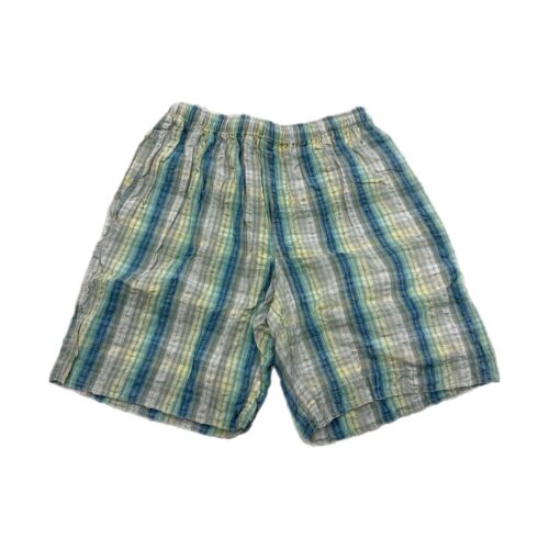 Vintage Gotcha Shorts Mens 32 Plaid Cotton Surf Skate 90s 80s