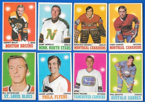 1970-71 OPC 70 O PEE CHEE HOCKEY CARD + ERROR & VARIATION + STAMP 1-132 SEE LIST - Picture 280 of 498