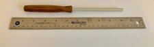 Ceramic Knife Sharpener | 10.5" Overall *USA Made* Oak Handle - Honing Rod [NEW]
