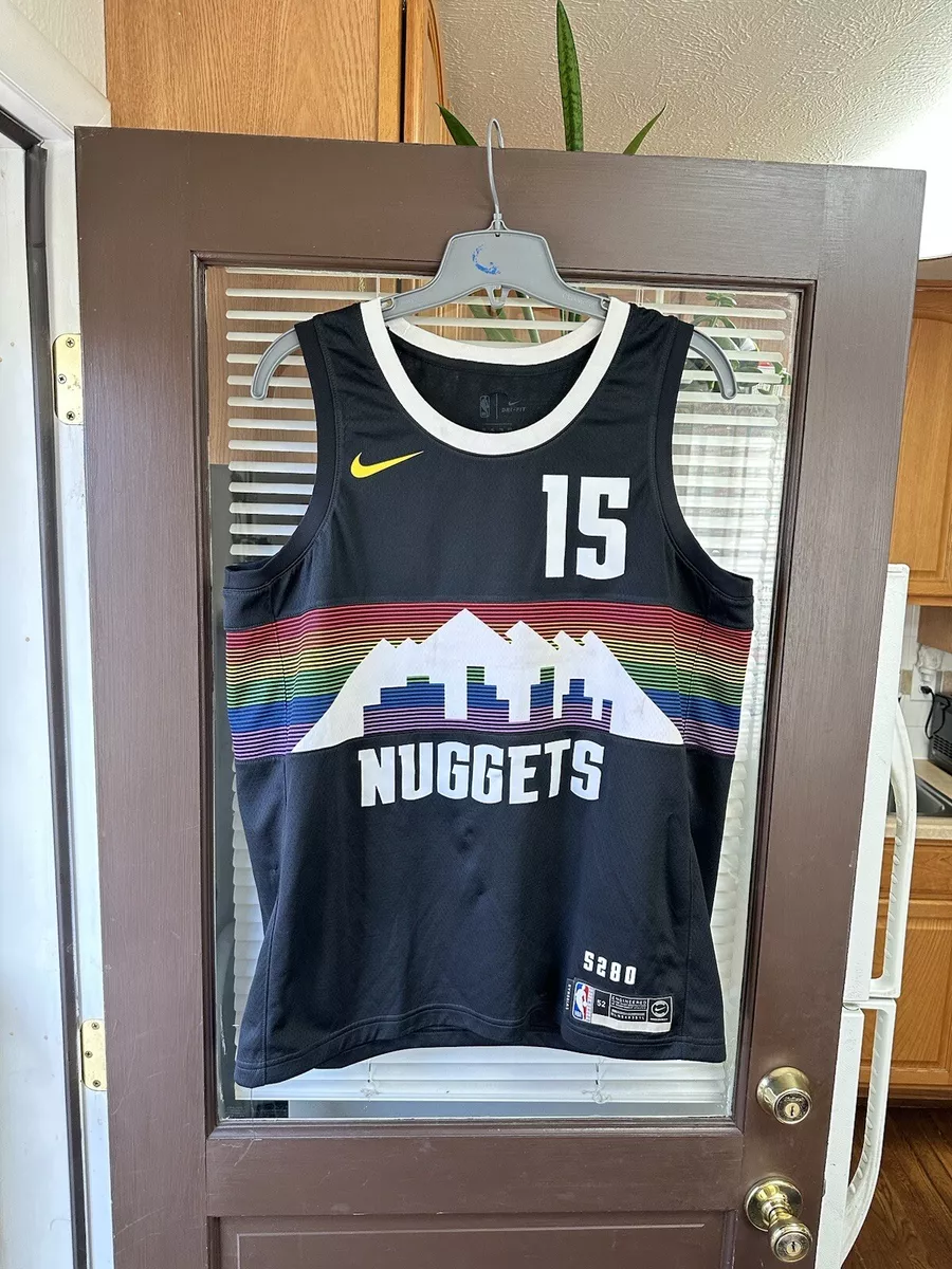 Men's Denver Nuggets Nikola Jokic #15 Nike Black Swingman Player Jersey  – City Edition