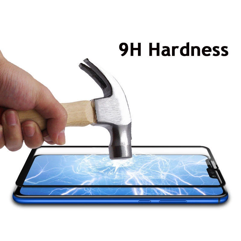 2xCubierta Completa Protector de Pantalla de Vidrio Templado para Huawei Honor 8 8X 9 10 20 Lite Foto 3 de 4