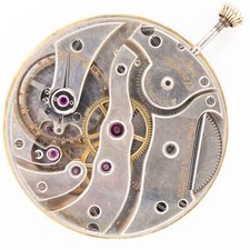 Agassiz 38.7 x 5.1 mm mm 17-Jewel Antique Pocket Watch Movement, Keeps Time