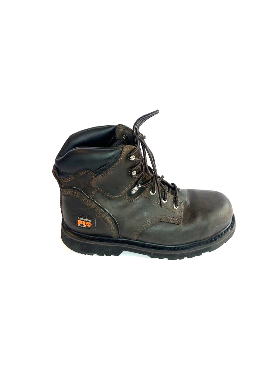 Timberland Pro 33034 Brown Leather Steel Toe 6 display picture 2