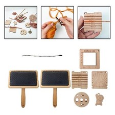 Wood Knitting Gauge Rulers Multifunctional DIY Crafts Needle Felting Tools