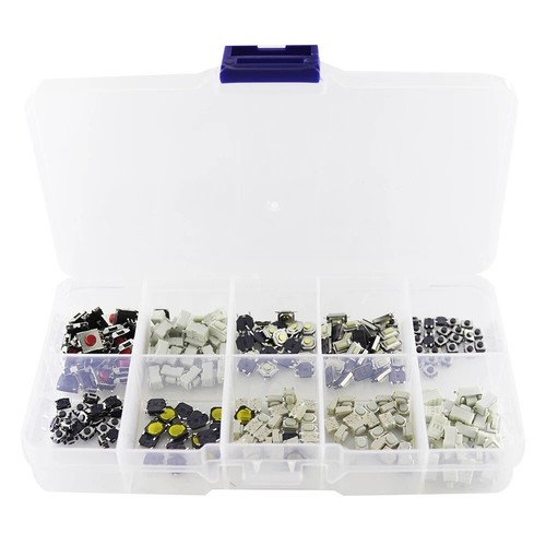 100pcs Micro Momentary Tact Switch Kit Tactile Push Button Switch 10 Types - Picture 4 of 6