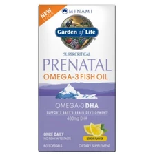 Minami Prenatal Lemon 60 softgel By Minami Nutrition