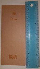 British Airways Vintage BA Breakfast Menu 1970s 1980s 1973-82 STLHB3 C355 Retro