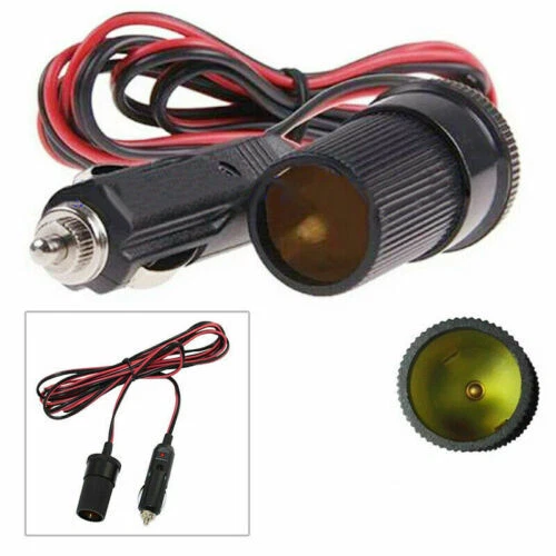 5M Car Cigarette Lighter 12v Charger Female Socket Plug Extension Cord Cable - Picture 10 of 12