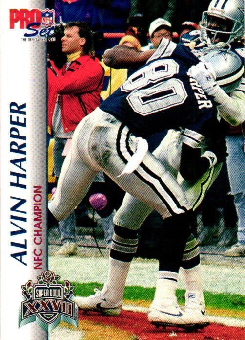 1992-93 Pro Set Super Bowl XXVII #XXVII Alvin Harper