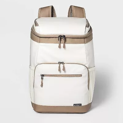 Soft Sided 18qt Backpack Cooler Tan - Embark