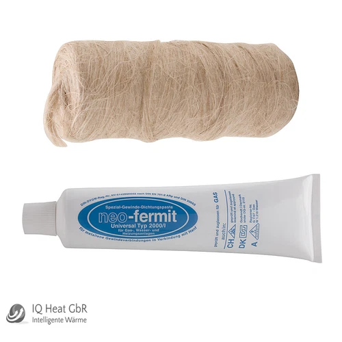 Hanf / Neo-Fermit Dicht-Set Dichtungspaste Dichtungshanf Gewindedichtung