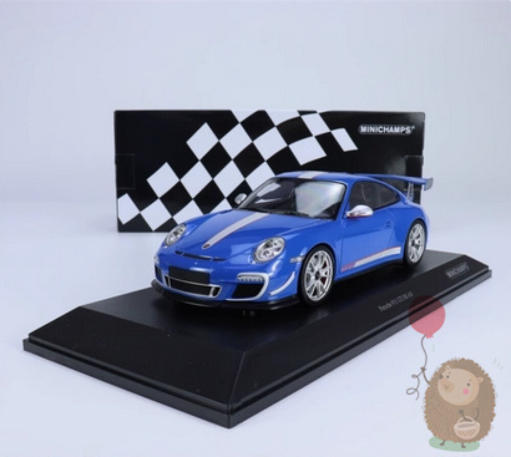 MINICHAMPS 1/18 Porsche 911 997.2 GT3 RS4.0 2011 Alloy Model Car