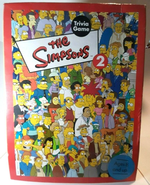 The Simpsons Trivia Game 2 Used Complete EBay