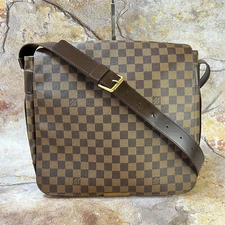 Louis Vuitton Bastille Shoulder Bag Damier Ebene Brown Messenger Bag N45258