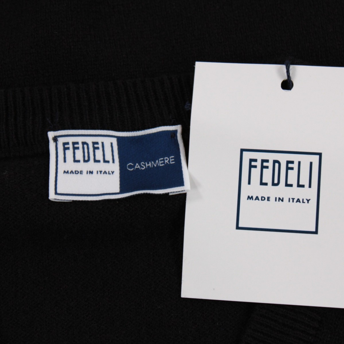 トップス FEDELI \"CASHMERE 100%\" made in italy Fedeli NWD Pullover Sweater Size 58 US 3XL in Blue Melange