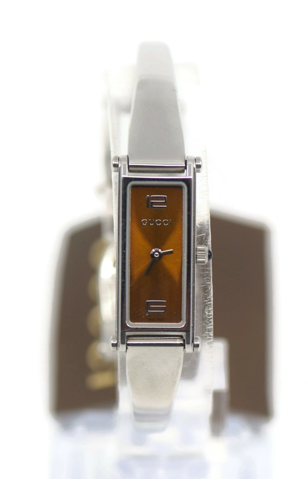 Gucci YA015529 Stainless Steel Bangle Watch for Women-image