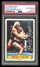 Hulk Hogan 1986 Scanlens PSA/DNA #29 WWF Rookie RC Card Auto Signed 1985
