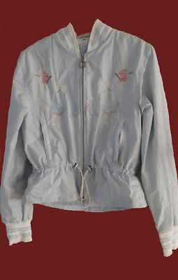 SPORTALM traumhafte Jacke hellblau Schmetterlinge Buttterflies 36 S