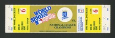 1985 World Series Ticket ~ Signed/autographed by Sally K. Ride & Steven Hawley