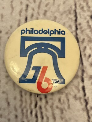 VTG “Spirit Of 76” NBA Philadelphia 76ers Snap Back Button | eBay