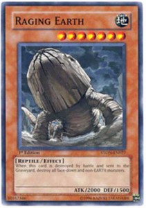 Raging Earth - STON-EN027 - Common - 1st Edition x3 - Near Mint