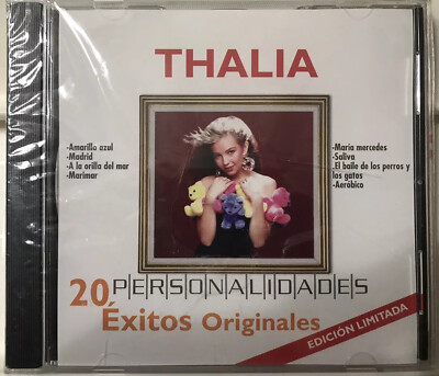Mega RARE cd 90s 80s Thalia Edicion Limitada Personalidad Maria Mercedes H2F
