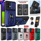 Shockproof Ring Case Card Cover For Motorola G86 G56 G85 G35 G84 G54 Edge 50 60