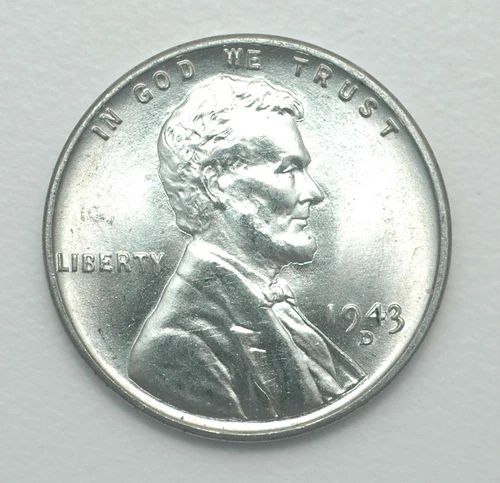 1943-D Gem BU Steel Cent choice uncirculated penny awesome coin for this type