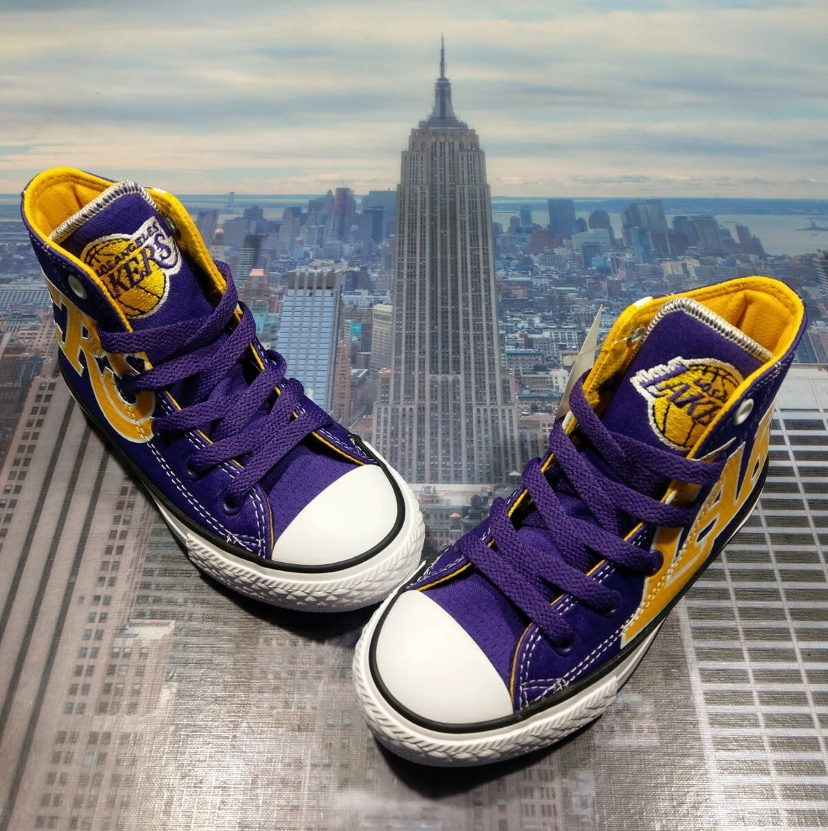 Converse Junior Youth Chuck Taylor All Los Angeles Lakers Size 11 659415c | eBay