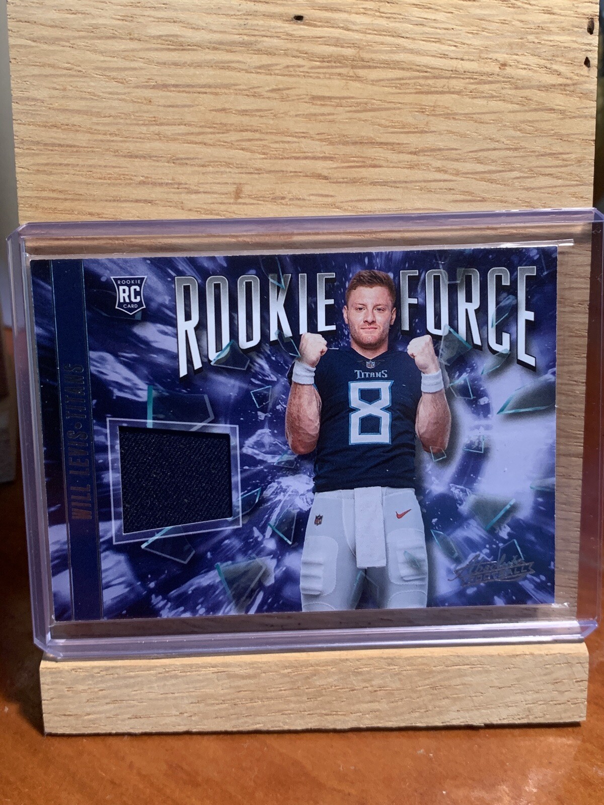 2023 Absolute Will Levis Rookie Force Patch! #RF-4 Tennessee Titans