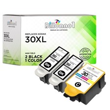 3PK For Kodak 30XL Black  CoIor Ink Cartridges For ESP Office 2170 ESP C310
