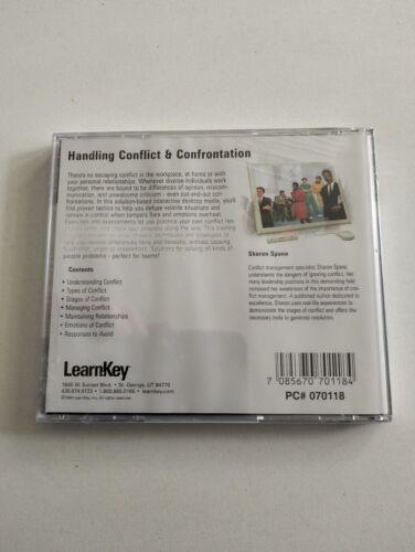 Handling Conflict & Confrontation LearnKey CD-ROM Business Training - Picture 2 of 3
