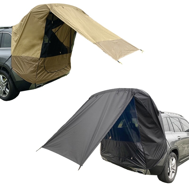Tienda maletero coche parasol impermeable puerta trasera sombra toldo tienda para coche autónomo