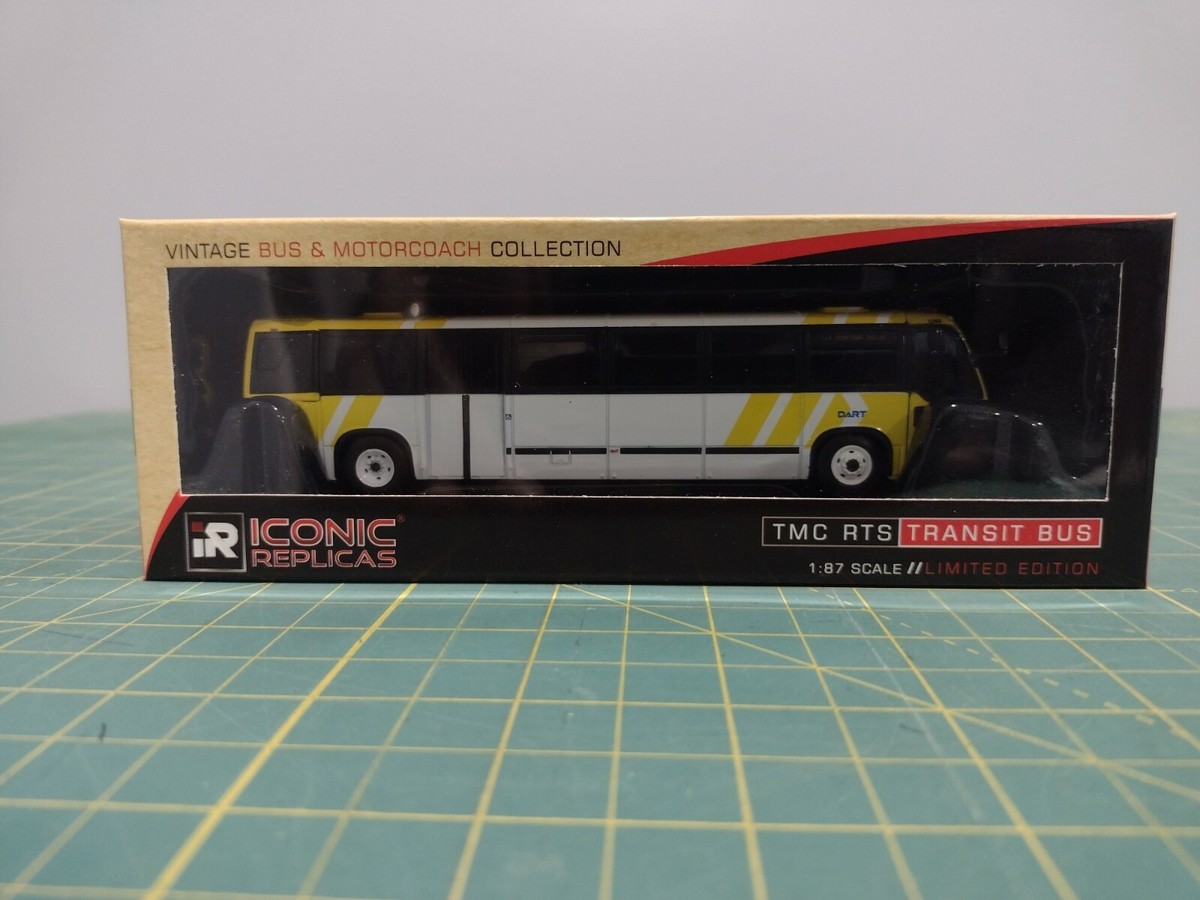 Iconic replicas 1:87 TMC RTS Transit Bus - Dallas Area Rapid