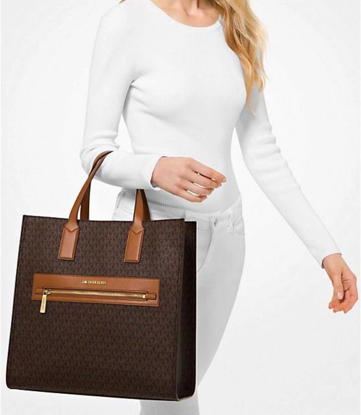 Borsa Michael Kors Kenly grande con logo 35T0GY9T3B (N.:160)